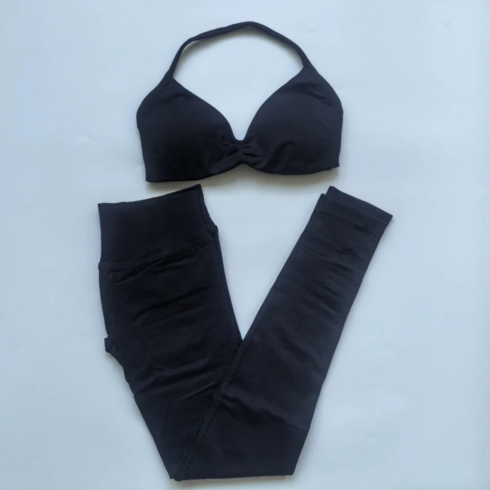 2 Pieces Seamless Yoga Set