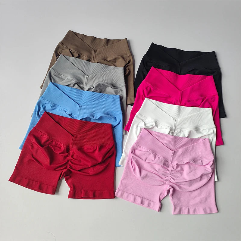 Seamless Beautiful Back High Waisted Shorts