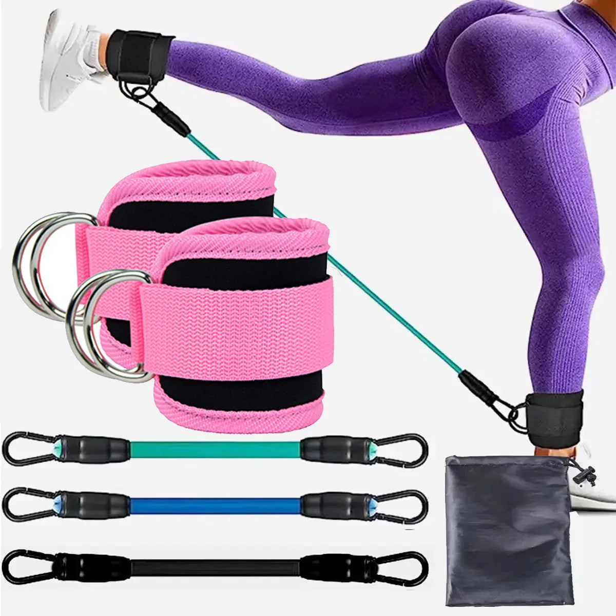 Resistance Bands With Ankle Straps