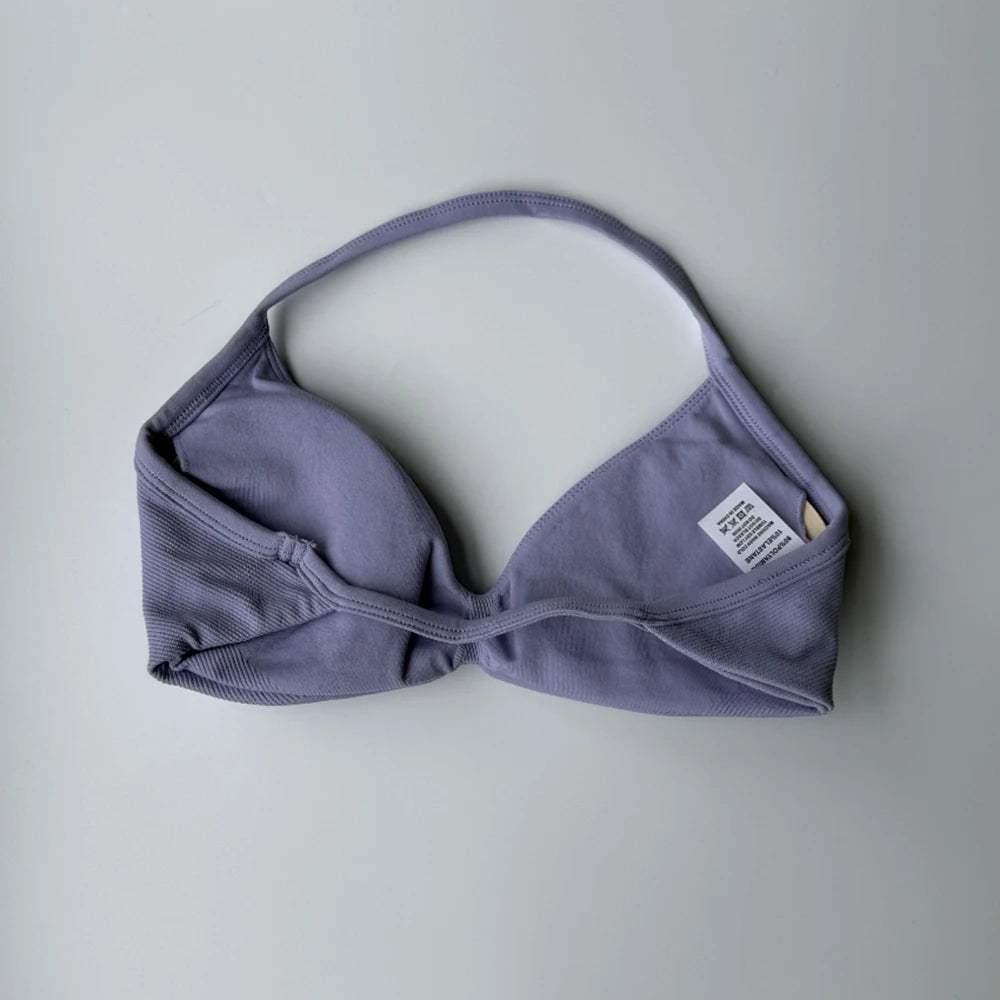 2 Piece Strappy Yoga Bra & Scrunch Shorts