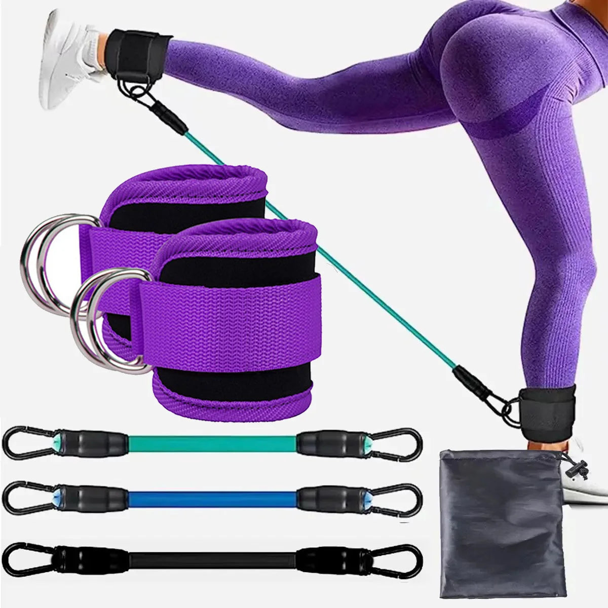 Resistance Bands With Ankle Straps