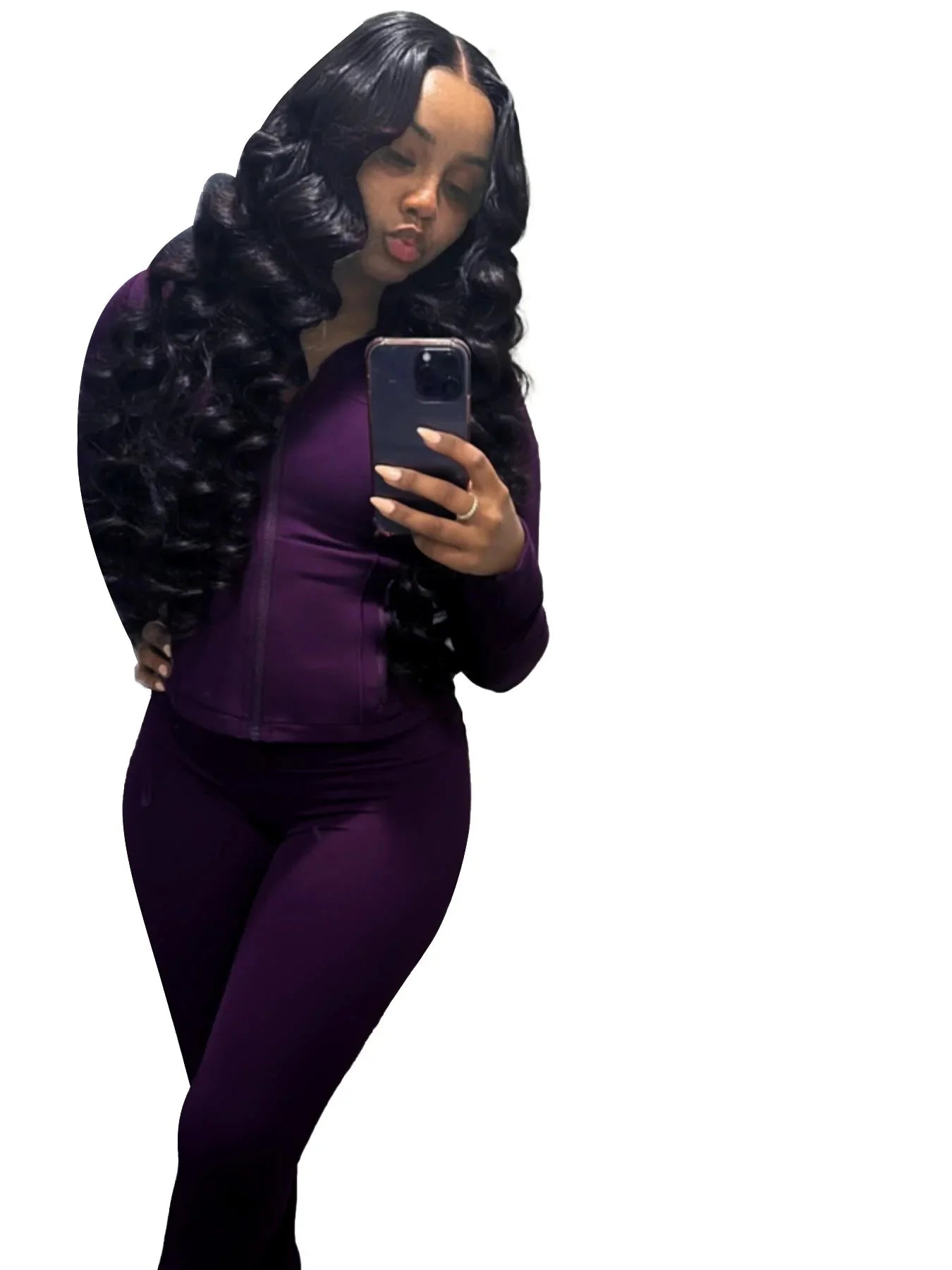 Casual Women's Long Sleeve Tight Fitting Sports Clothing 2-Piece Set Sexy Style Cross Border Trade European And American Market