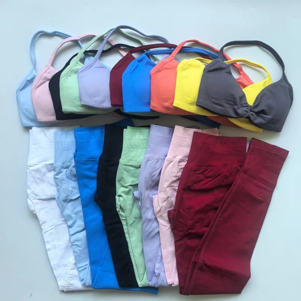 2 Pieces Seamless Yoga Set