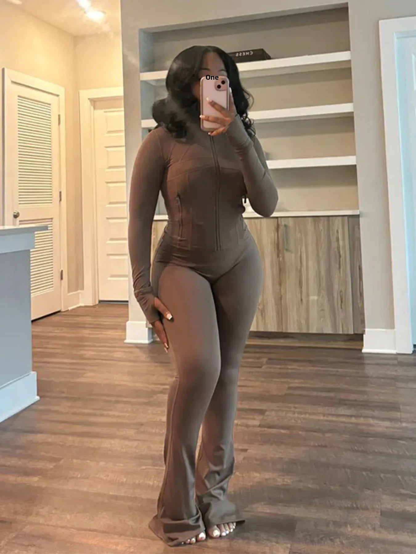Casual Women's Long Sleeve Tight Fitting Sports Clothing 2-Piece Set Sexy Style Cross Border Trade European And American Market