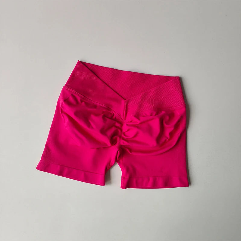 Seamless Beautiful Back High Waisted Shorts