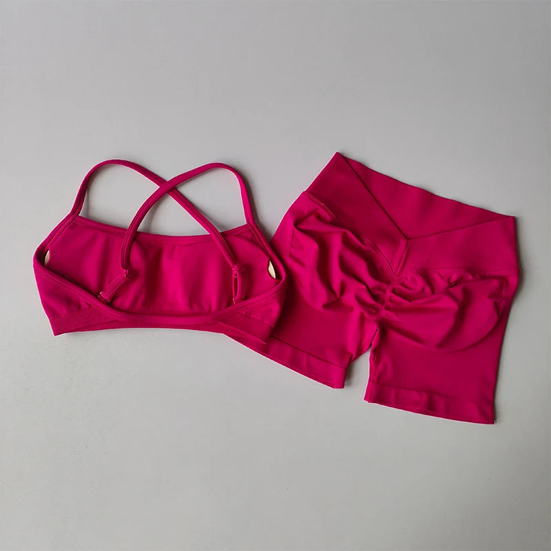 Seamless Beautiful Back High Waisted Shorts