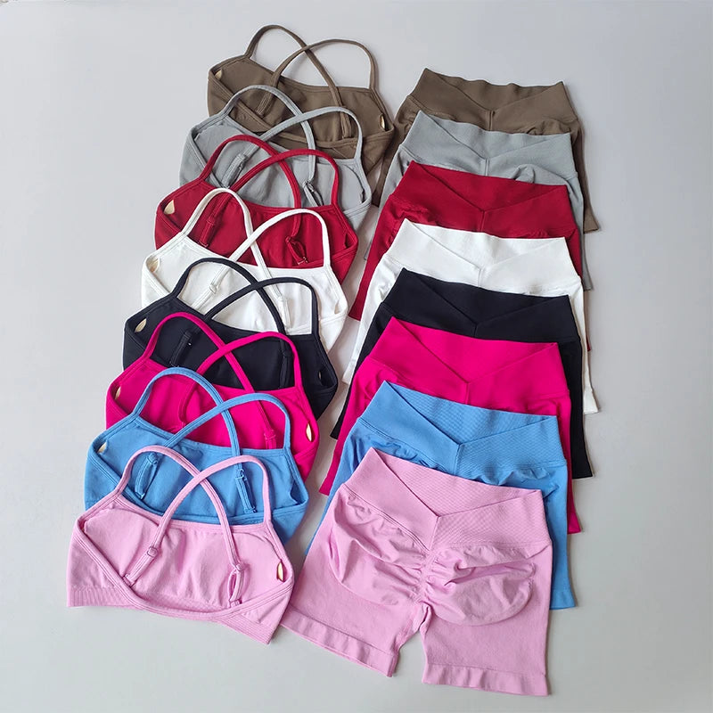 Seamless Beautiful Back High Waisted Shorts