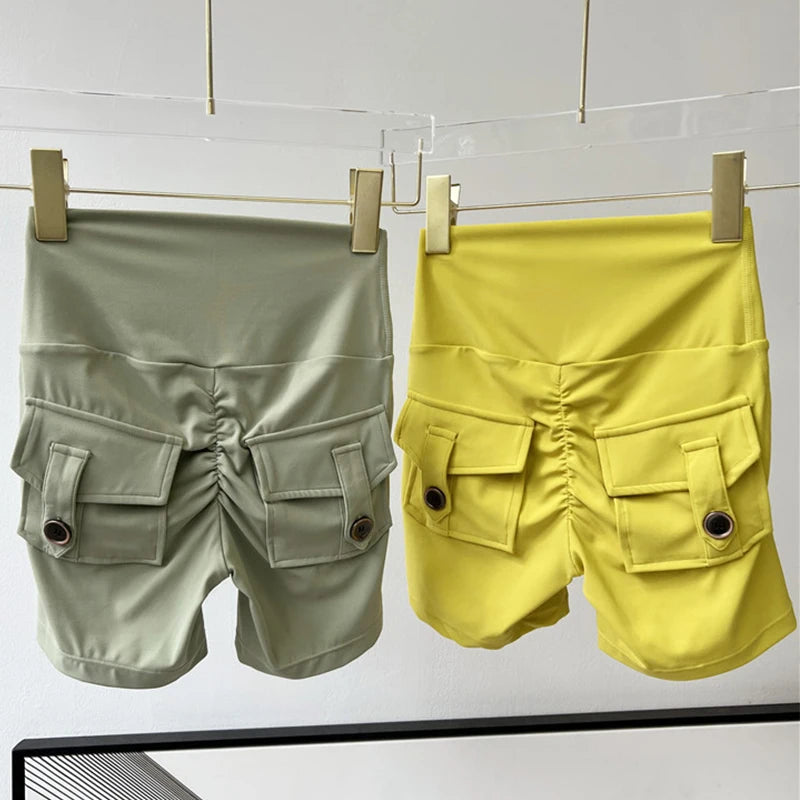 Pocket Scrunched Leggings | High Waist Push Up Tights