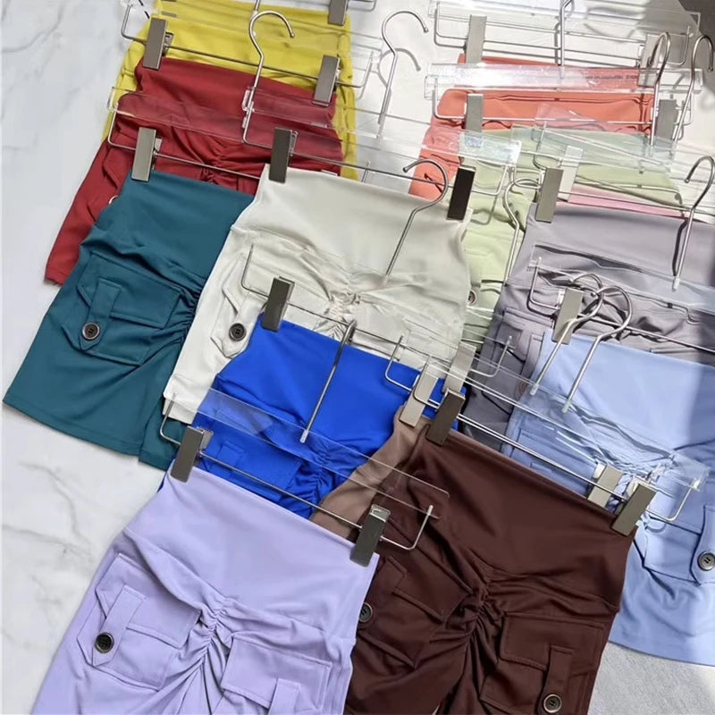 Pocket Scrunched Leggings | High Waist Push Up Tights