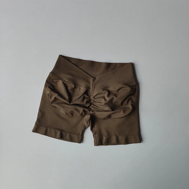 Seamless Beautiful Back High Waisted Shorts