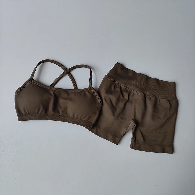 Seamless Beautiful Back High Waisted Shorts