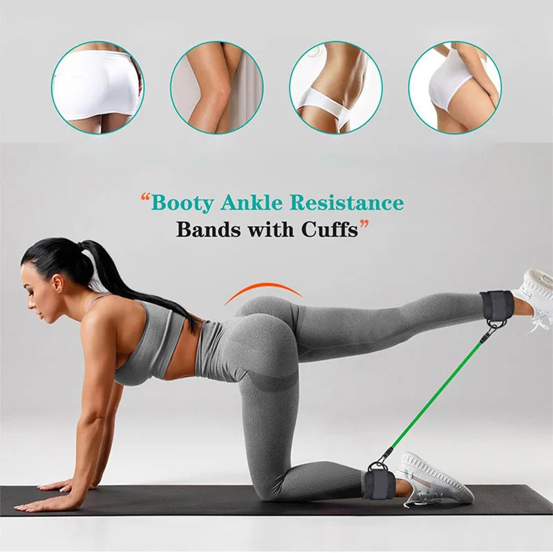 Resistance Bands With Ankle Straps