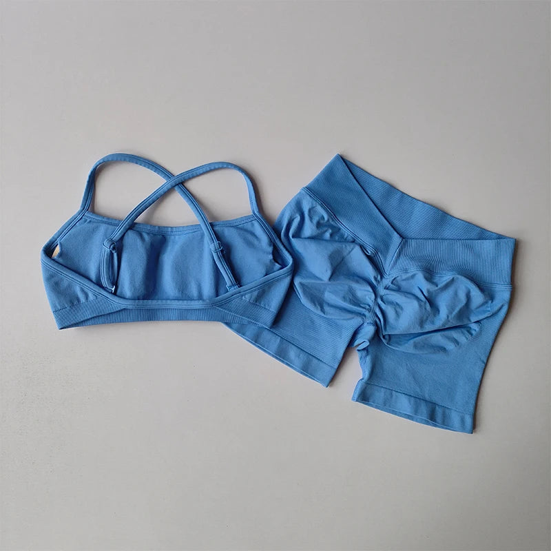 Seamless Beautiful Back High Waisted Shorts