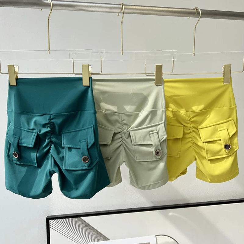 Pocket Scrunched Leggings | High Waist Push Up Tights