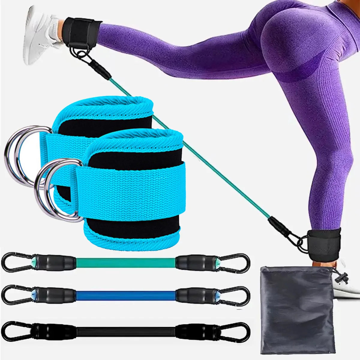 Resistance Bands With Ankle Straps