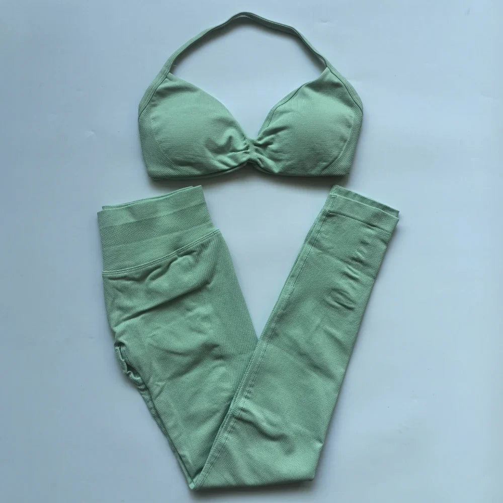 2 Pieces Seamless Yoga Set
