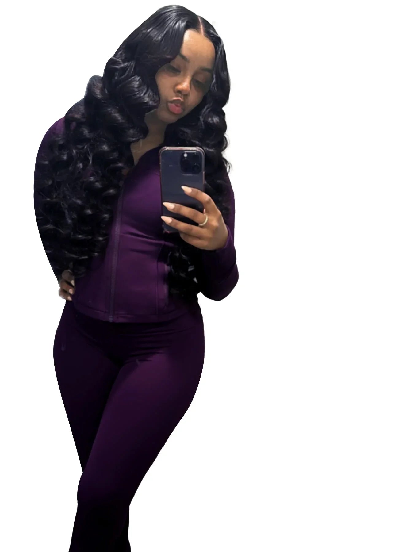 Casual Women's Long Sleeve Tight Fitting Sports Clothing 2-Piece Set Sexy Style Cross Border Trade European And American Market