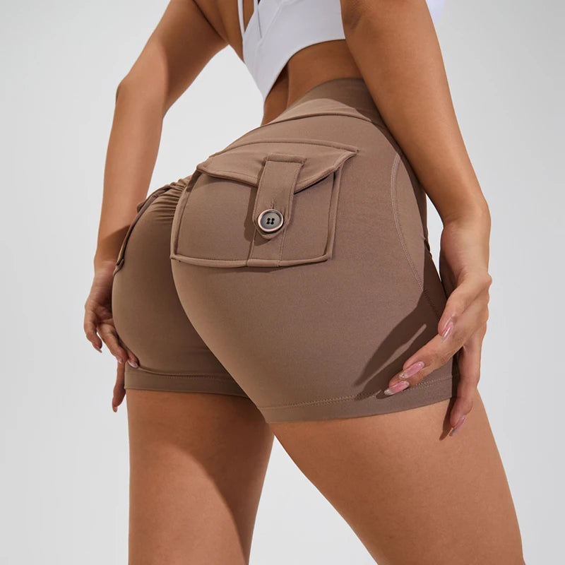 Pocket Scrunched Leggings | High Waist Push Up Tights