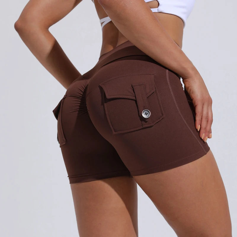 Pocket Scrunched Leggings | High Waist Push Up Tights