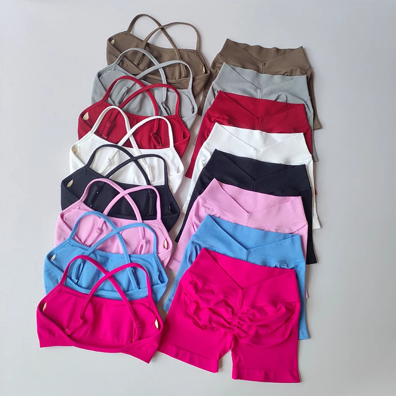 Seamless Beautiful Back High Waisted Shorts