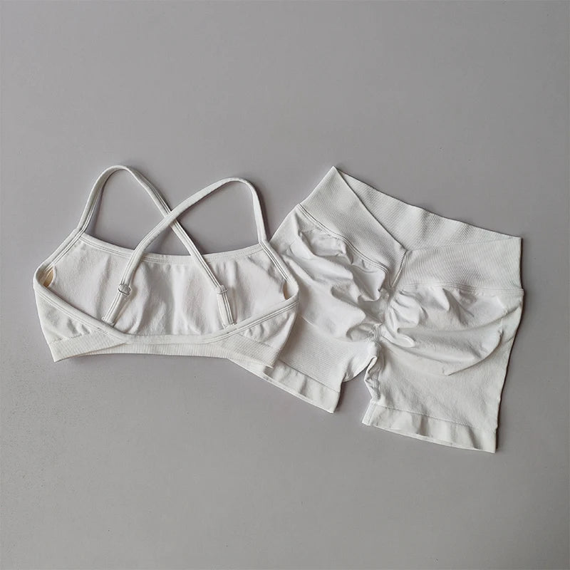Seamless Beautiful Back High Waisted Shorts