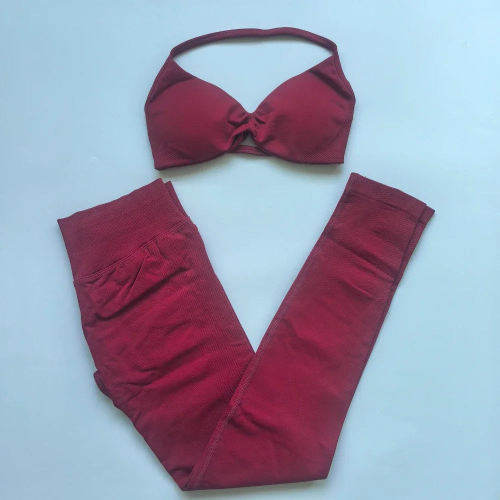 2 Pieces Seamless Yoga Set