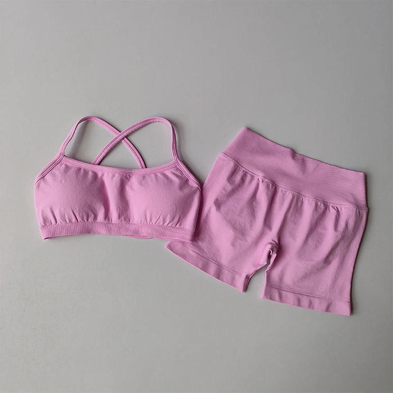 Seamless Beautiful Back High Waisted Shorts