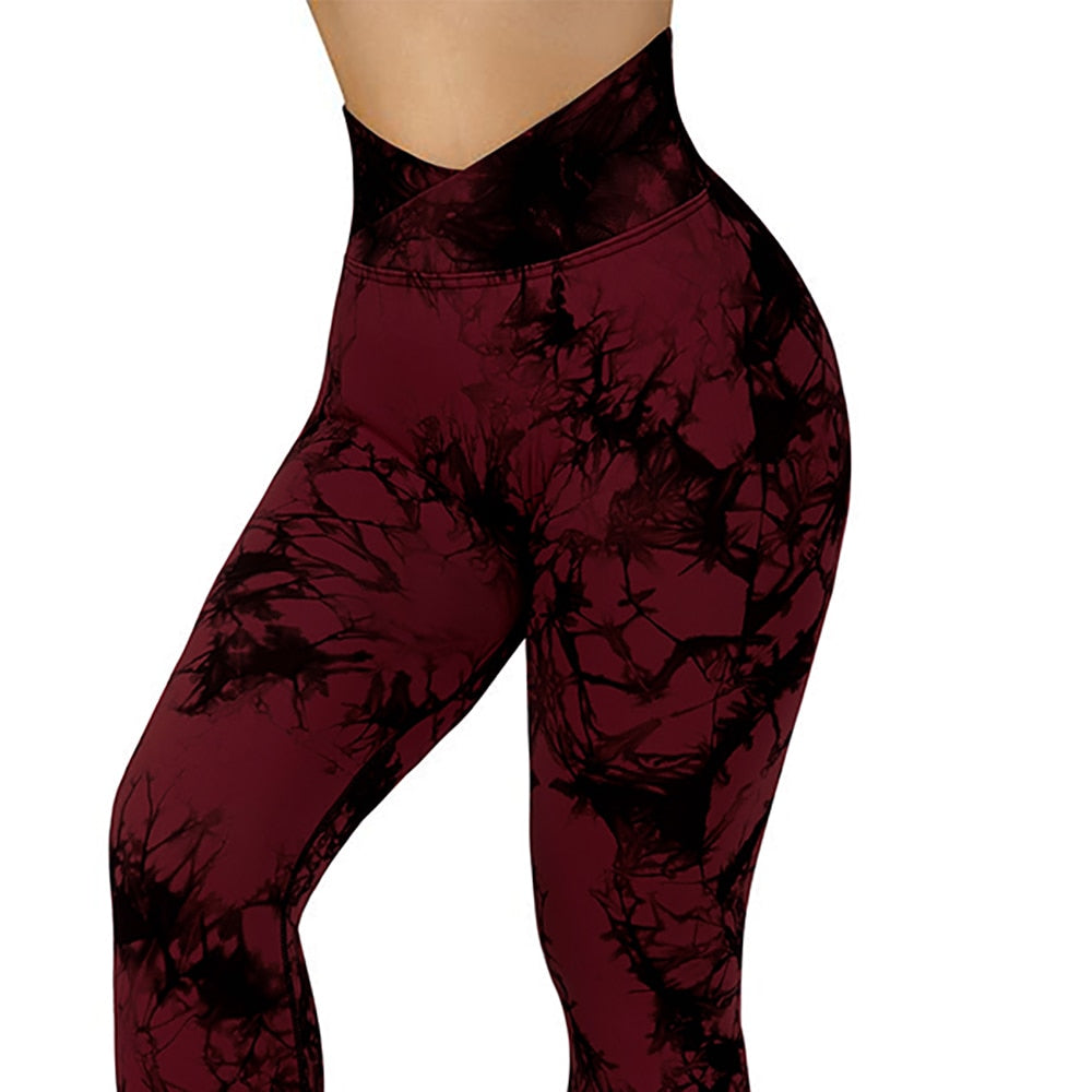 Tie Dye Scrunch Booty Leggings (NEW DESIGN)