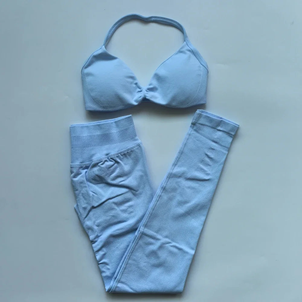 2 Pieces Seamless Yoga Set