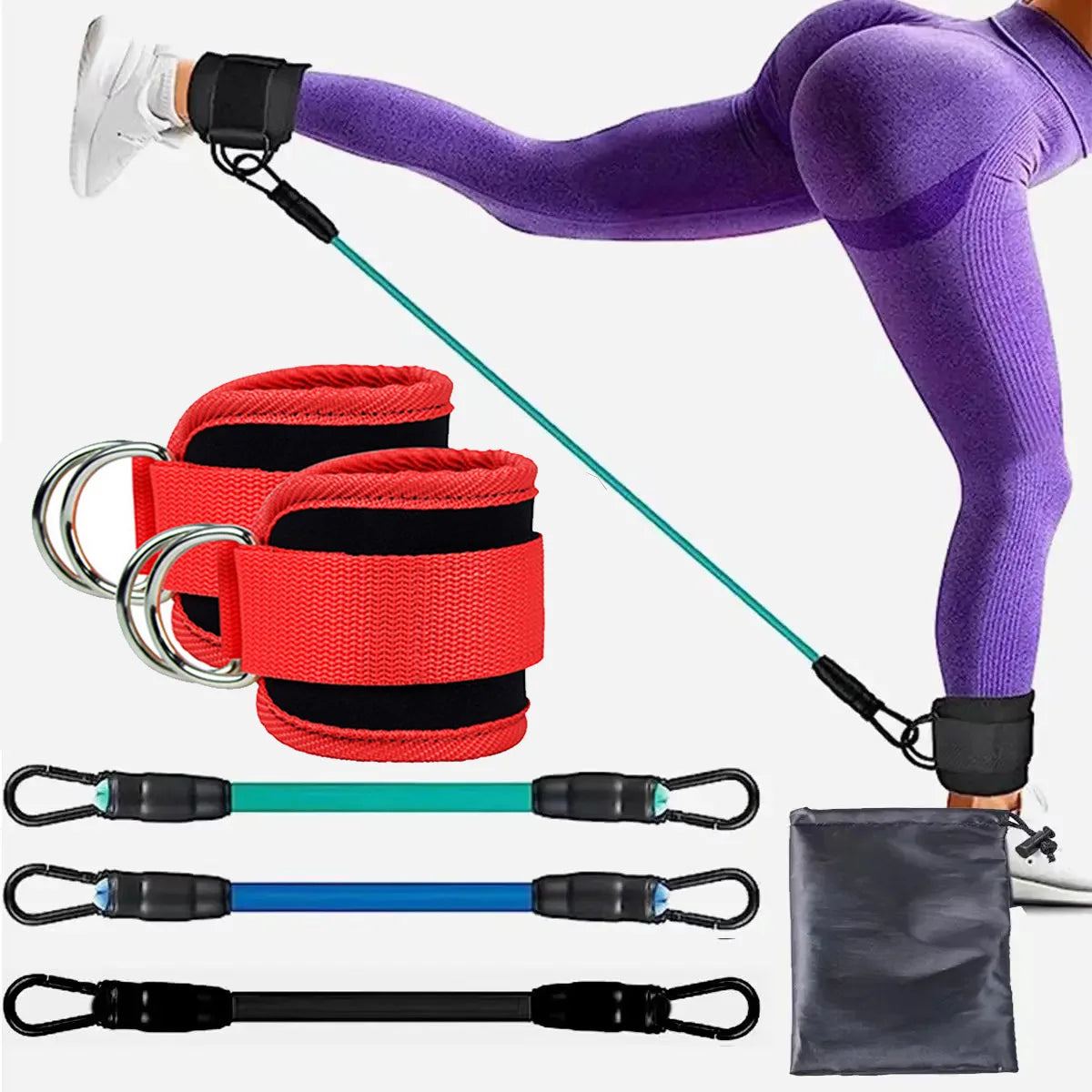 Resistance Bands With Ankle Straps