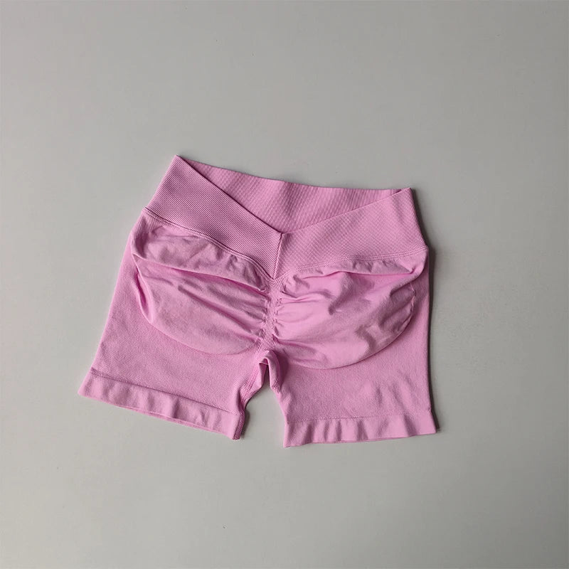 Seamless Beautiful Back High Waisted Shorts