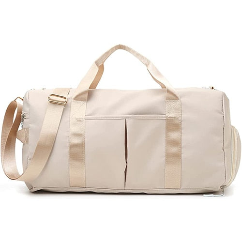Duffel Bag Embroidered Sports Gym Bag, Travel with Wet Dry Pockets & Shoe Compartment Gift For Groomsman,Bridesmaid