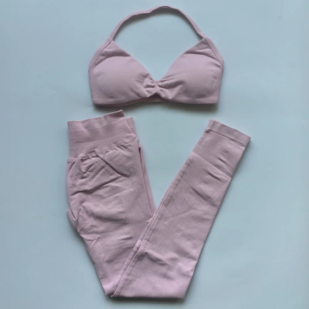 2 Pieces Seamless Yoga Set
