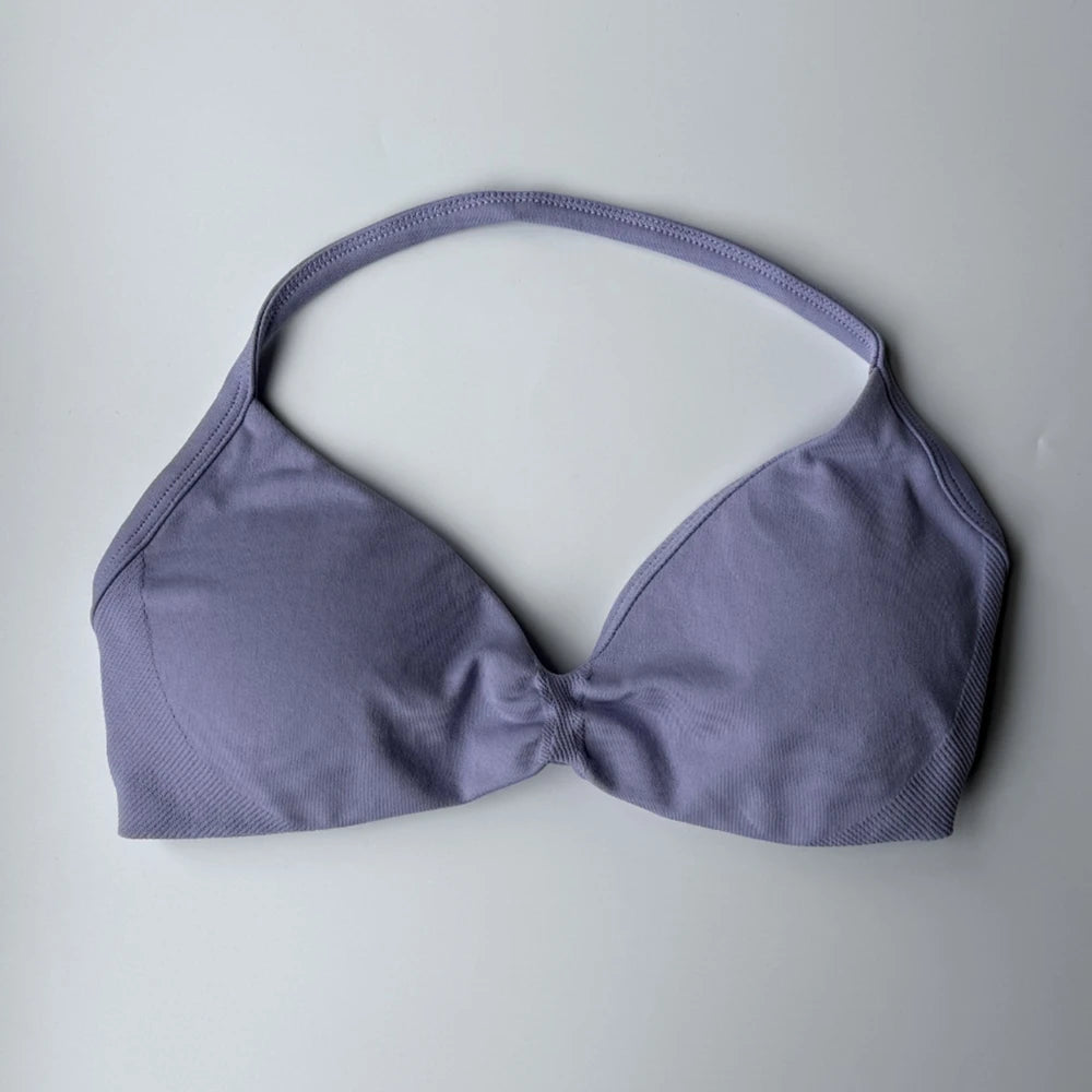 2 Piece Strappy Yoga Bra & Scrunch Shorts