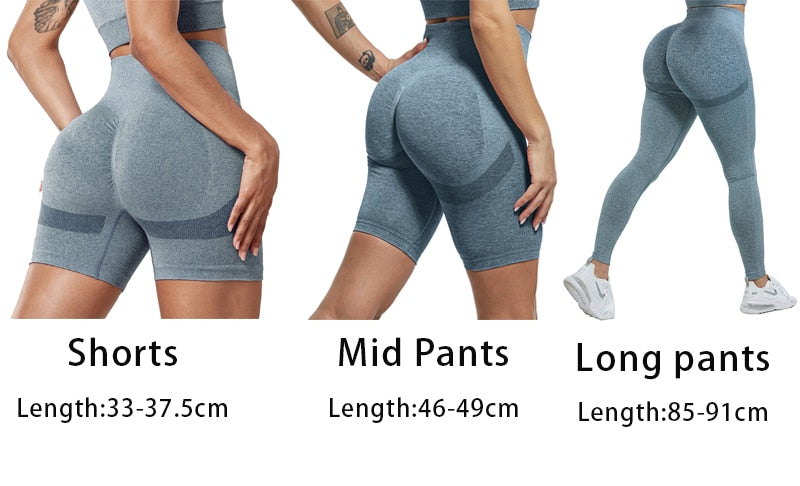 Two Piece Workout Set Solid Yoga Set Seamless Tracksuit