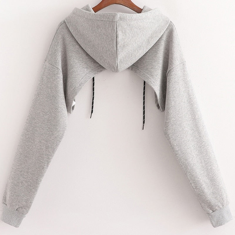 Workout Crop Hoodie