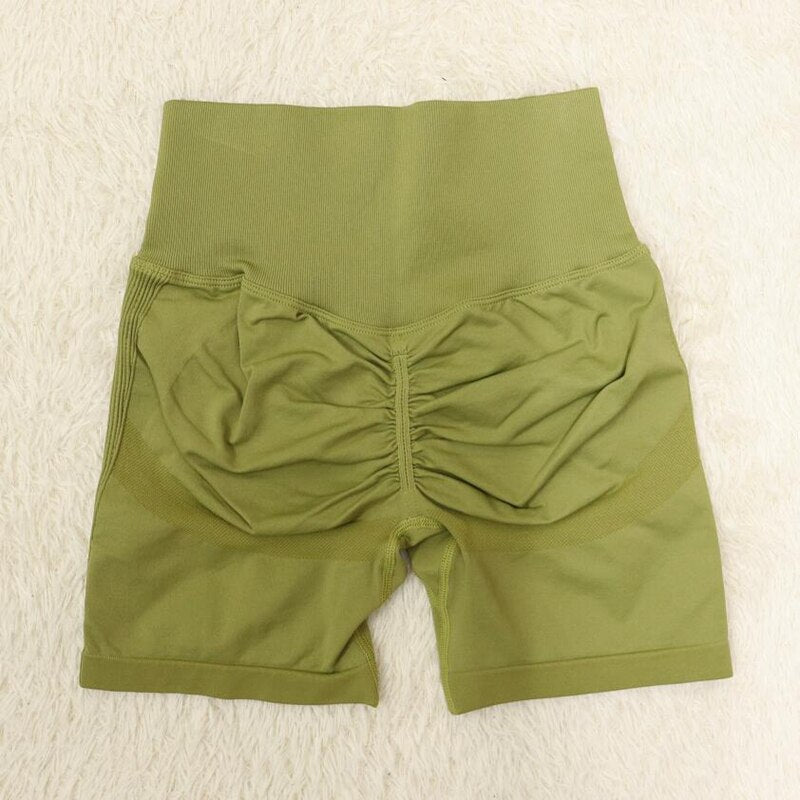 High Waist Set Shorts + Sports Bra