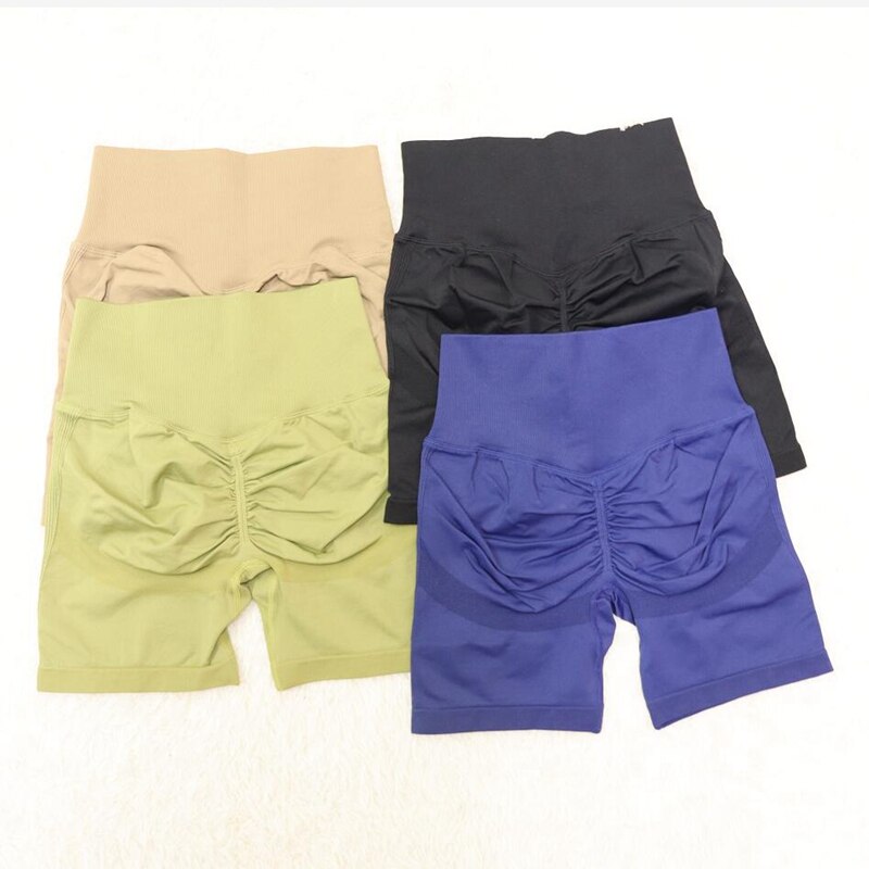 High Waist Set Shorts + Sports Bra