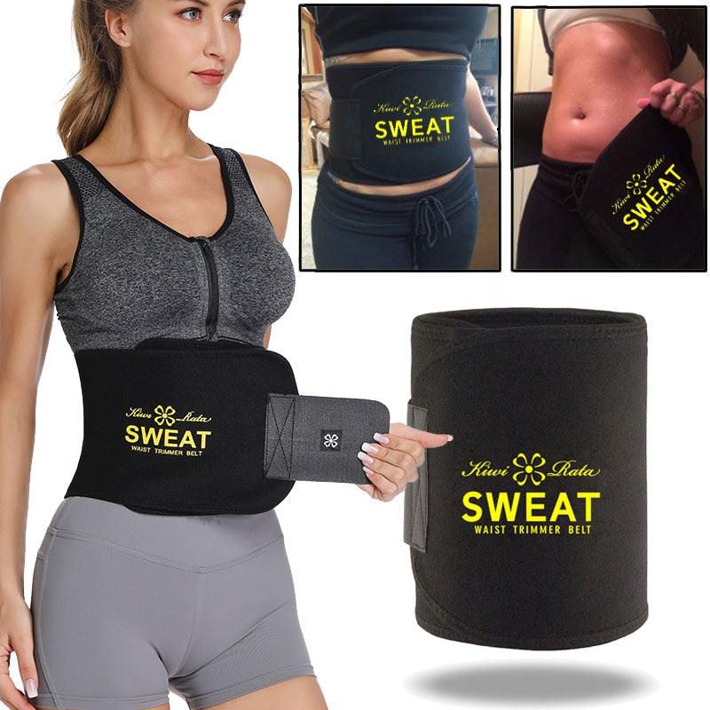 Waist Trainer Trimmer Latex Rubber Sweat Belt