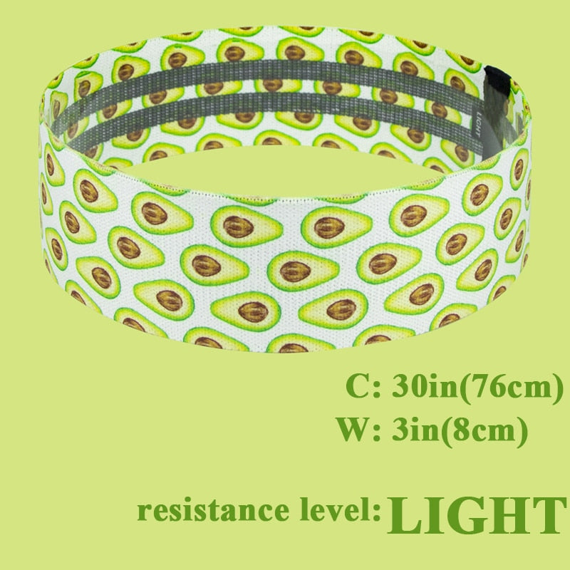 Booty Fabric Resistance Bands (print)