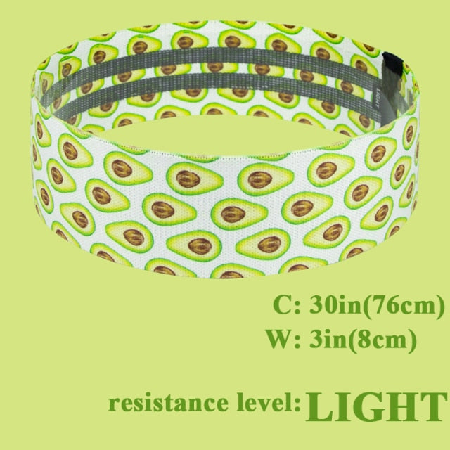 Booty Fabric Resistance Bands (print)