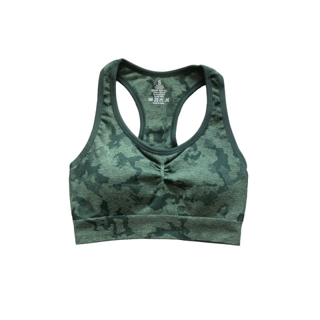 Women Adapt Camo Seamless Shorts, High Waisted Workout Shorts