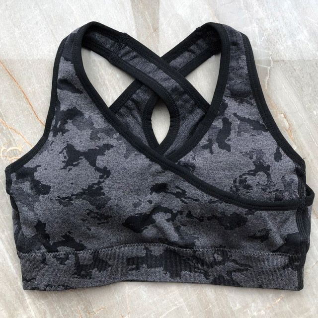 Women Adapt Camo Seamless Shorts, High Waisted Workout Shorts