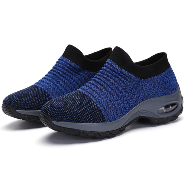 Women Sneakers Thick Bottom Wedge Shoes