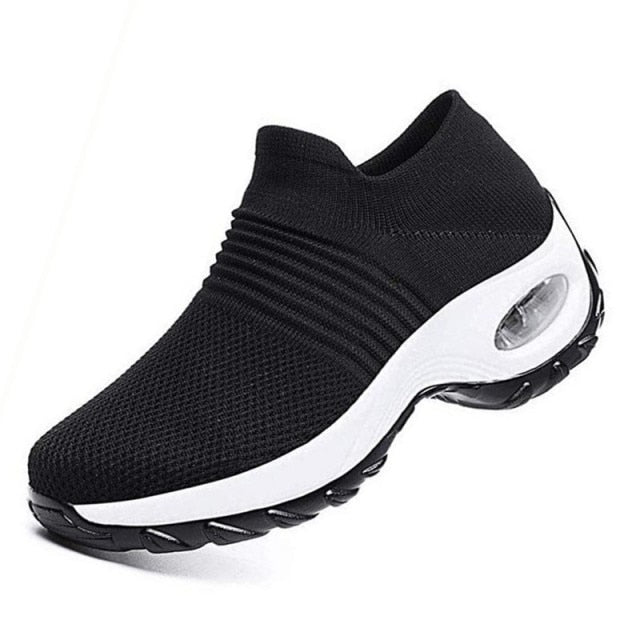 Women Sneakers Thick Bottom Wedge Shoes