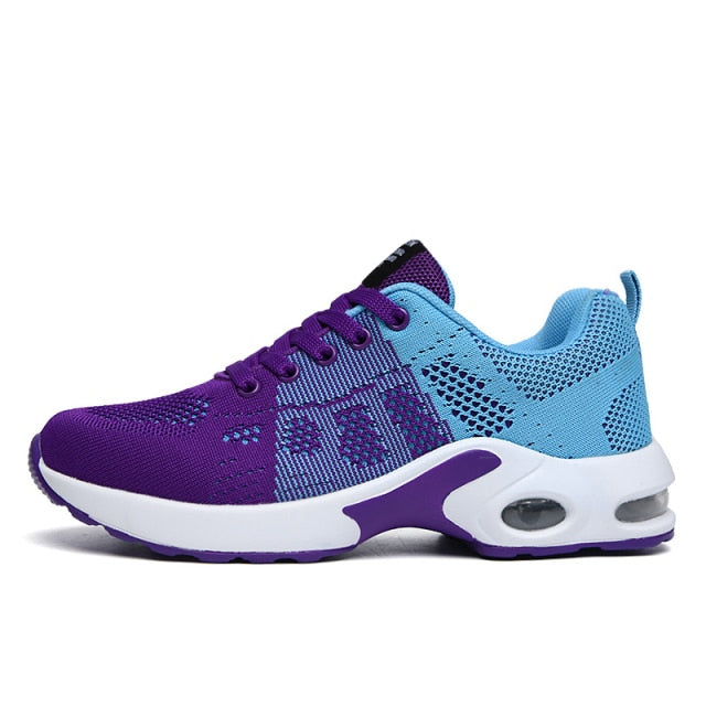 Fashion Air Cushion Women Sneakers, Breathable Running/workout Shoes