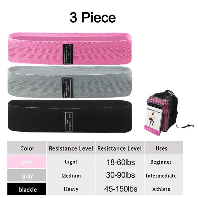 Fabric Elastic Resistance Bands