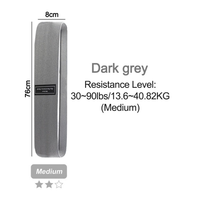 Thick Elastic Fabric Booty Bands Resistance
