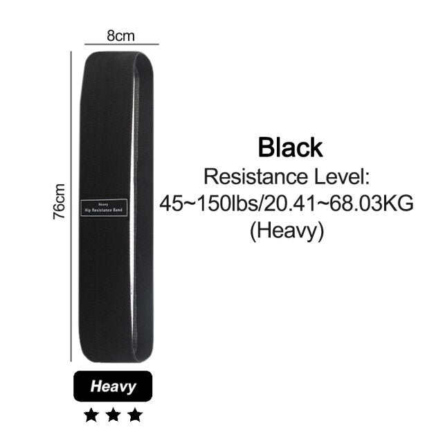 Thick Elastic Fabric Booty Bands Resistance