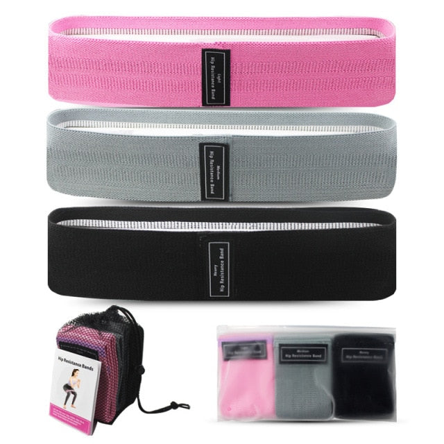 Thick Elastic Fabric Booty Bands Resistance